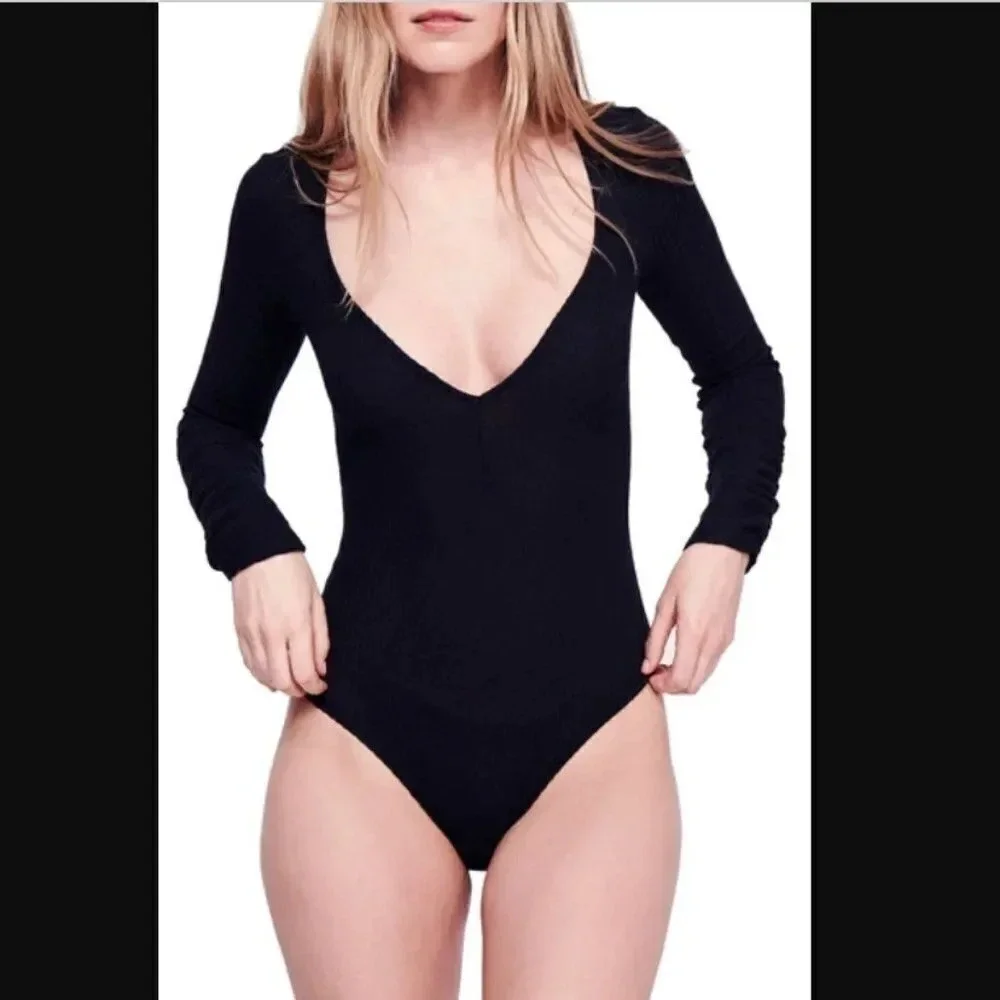 Free People Intimately Cozy Up With Me Bodysuit